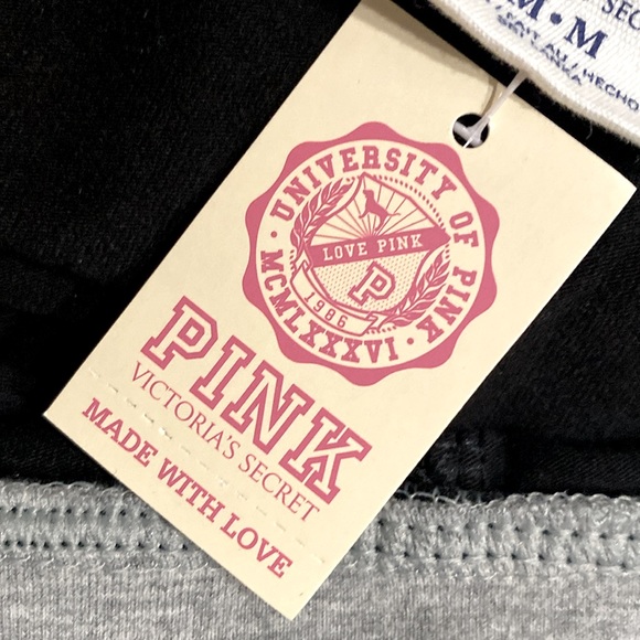 Victoria’s Secret Fold over Pant  Sequin “PINK” NWT Excellent Condition - Picture 3 of 8